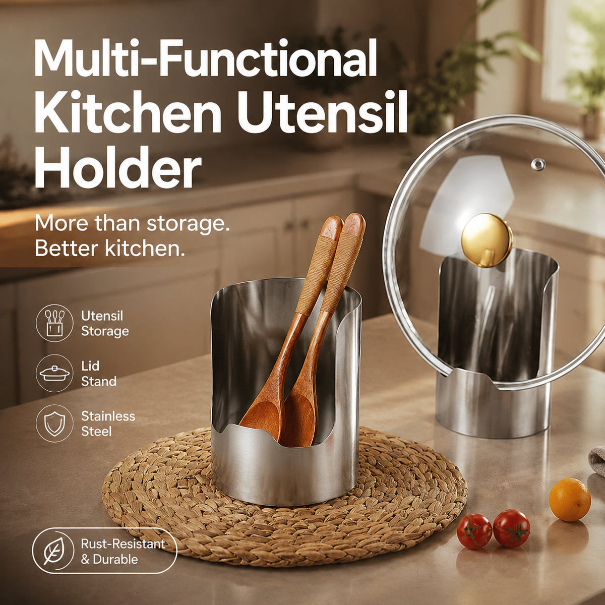 A Cleaner Kitchen Starts With One Simple Holder