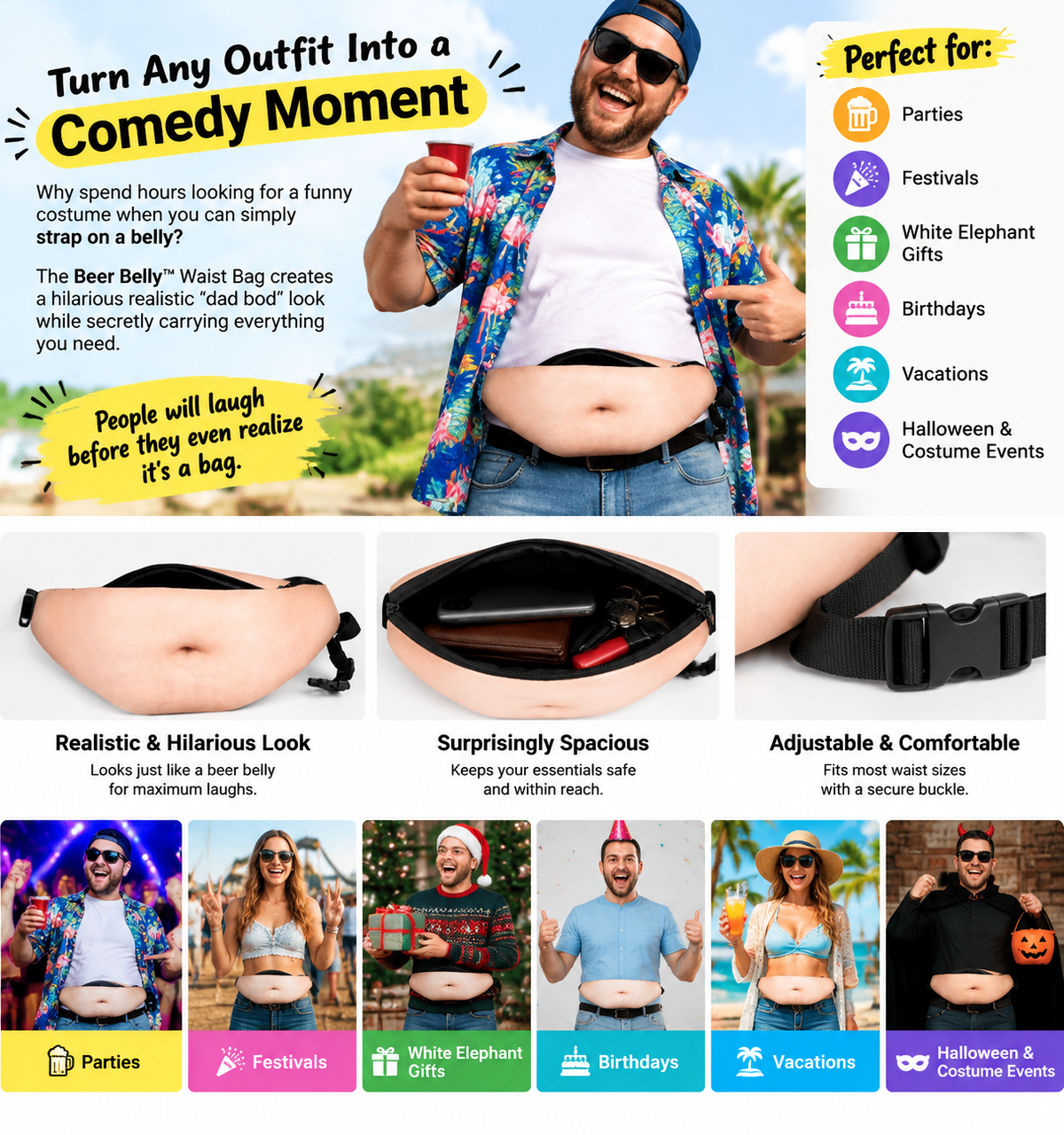 🍺 Beer Belly™ Waist Bag