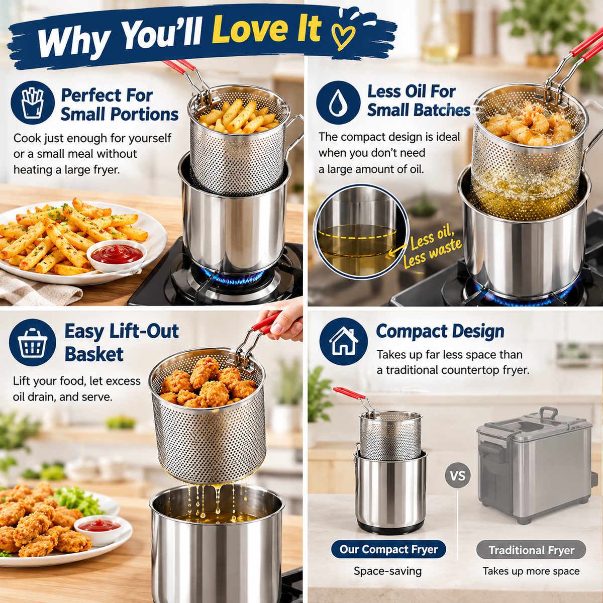 🍟 Crispy Snacks. Without The Bulky Fryer.