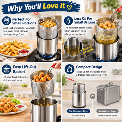 🍟 Crispy Snacks. Without The Bulky Fryer.