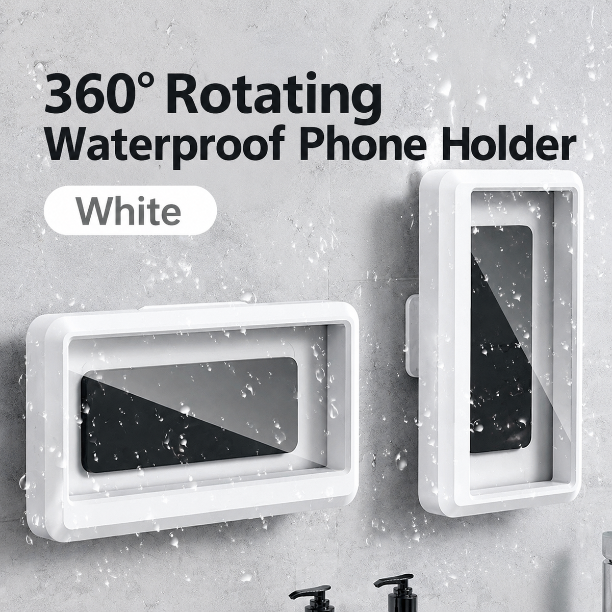 🚿 ShowerPod™ Waterproof Shower Phone Holder