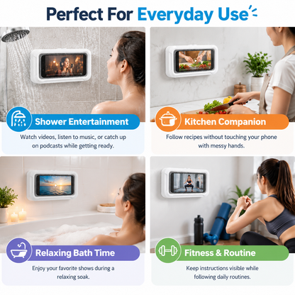 🚿 ShowerPod™ Waterproof Shower Phone Holder